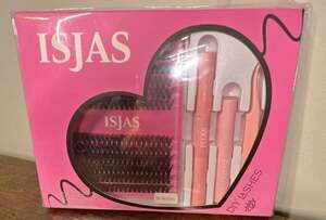ISjasdiy lash  rxtensions kit with bond, sealant, remover, tray of lashes, and t